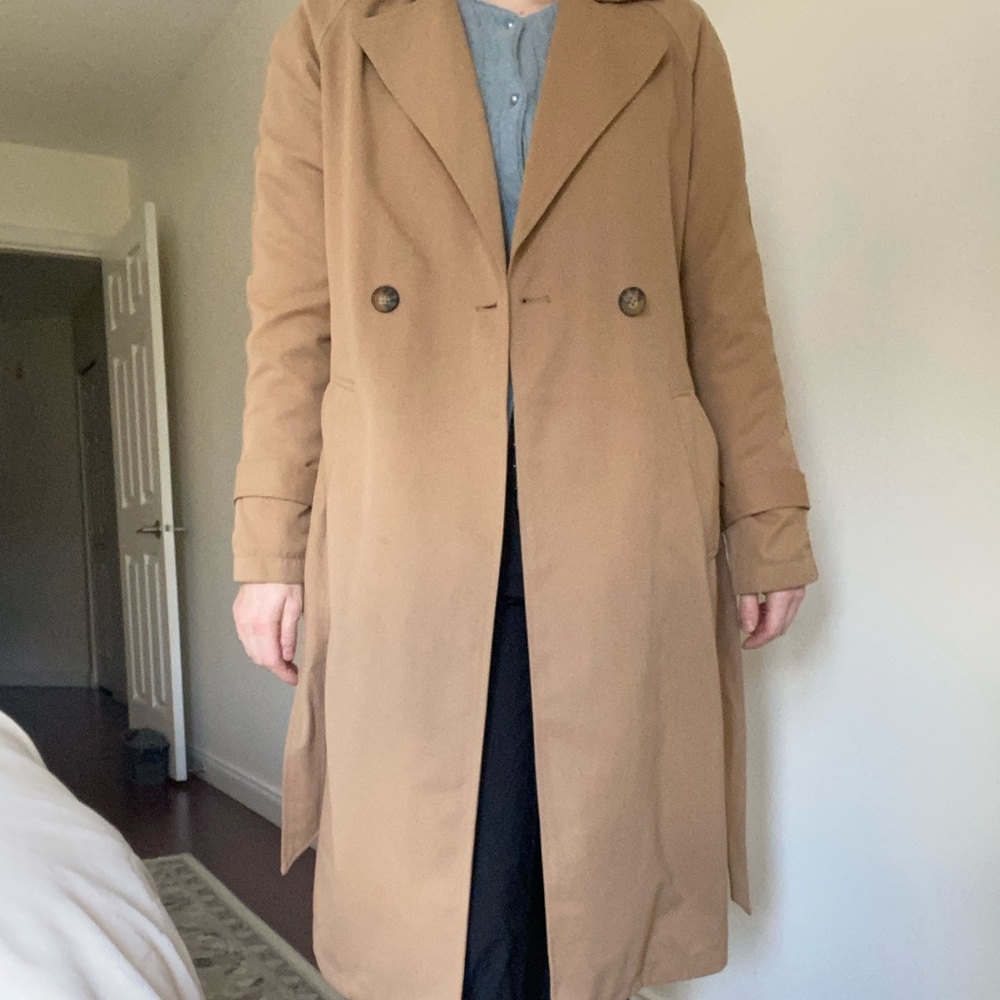 Vero Moda Lightweight Trench Coat (SZ S) - Picture 3 of 10